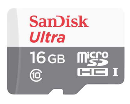 16GB MICRO SD ANDROID 80 MB/S SANDISK SDSQUNS-016G-GN3MN resmi