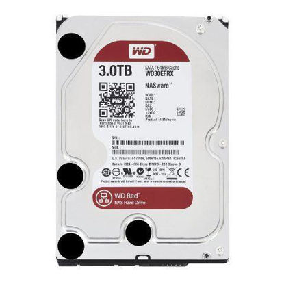 WD Red 3,5 SATA III 6Gb/s 3TB 64MB 7/24 NAS WD30EFRX resmi