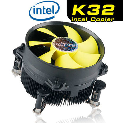 AKASA K32 Intel LGA 775-1155-1156 Performans CPU Soğutucu AK-CC7117EP01 resmi