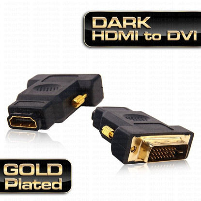 DARK HDMI Dişi - DVI Erkek Dönüştürücü Adaptör HDMI-DVI-D 24+1 DK-HD-AFHDMIXMDVI resmi