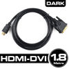 DARK 1,8 Metre DVI - HDMI Çift Yönlü Görüntü Kablosu DK-CB-DVIXHDMIL180 resmi