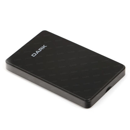 DARK 2.5-- HDD-SSD DESTEKLİ   USB3.0 SİYAH DİSK KUTUSU DK-AC-DSE29 resmi