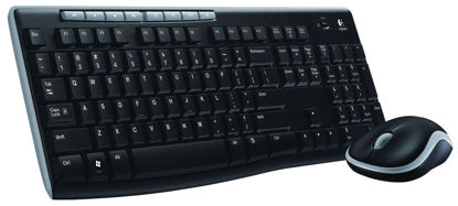 LOGITECH Kablosuz Q Multimedya TR Siyah Klavye,Mouse Set resmi