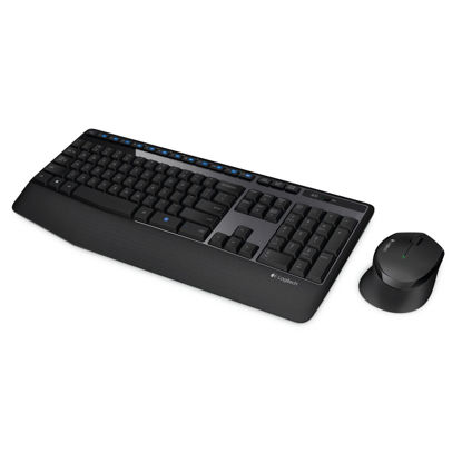 LOGITECH Kablosuz Q TR Multimedya Siyah Klavye,Mouse Set resmi