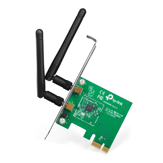 TP-LINK 300Mbps 2 Adt 2Dbi Değiştirilebilir Antenli Pci Express Adaptör resmi