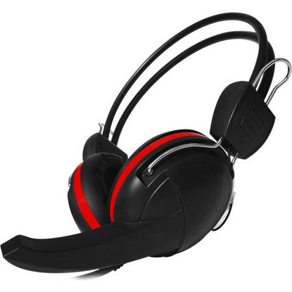 Frisby FHP-235 Mikrofonlu Kulaklık Siyah-Kırmızı 3.5mm Stereo Jack resmi