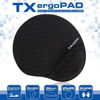 TX Jel Bilek Destekli Mousepad - 250x220x5mm TXACMPAD01 resmi