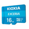 KIOXIA 16GB EXCERIA microSD C10 U1 UHS1 R100 Hafıza kartı LMEX1L016GG2 resmi
