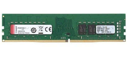 KINGSTON 8GB DDR4 2666MHz CL19 Masaüstü Ram KVR26N19S6-8 resmi