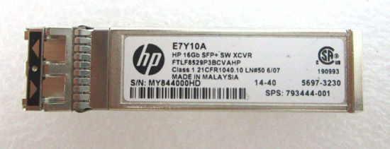 HP E7Y10A 16GB SFP+ Short Wave Commercial Transceiver (1 Pack) resmi