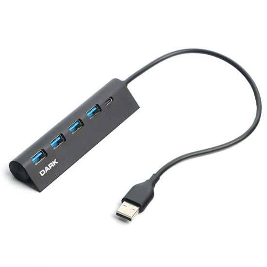 DARK Connect Master USB Type-A to 1xUSB-C Charge 4 Port USB2.0 HUB DK-AC-USB346 resmi