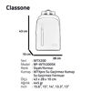 CLASSONE BP-WTX200SK-15.6 Sırt Çantası-Siyah-Kırmızı resmi