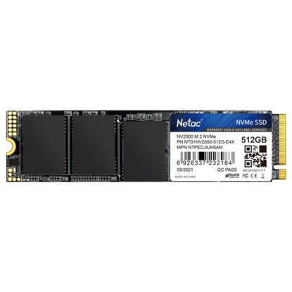 NETAC NV2000 512GB SSD m.2 NVMe NT01NV2000-512-E4X 2500-1950 MB s  PCIe Gen3.1 x4 resmi