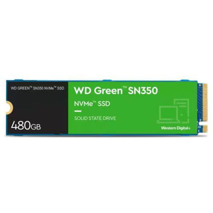 WD Green SN350 480GB M.2 NVMe WDS480G2G0C 2400-1650Mbps resmi